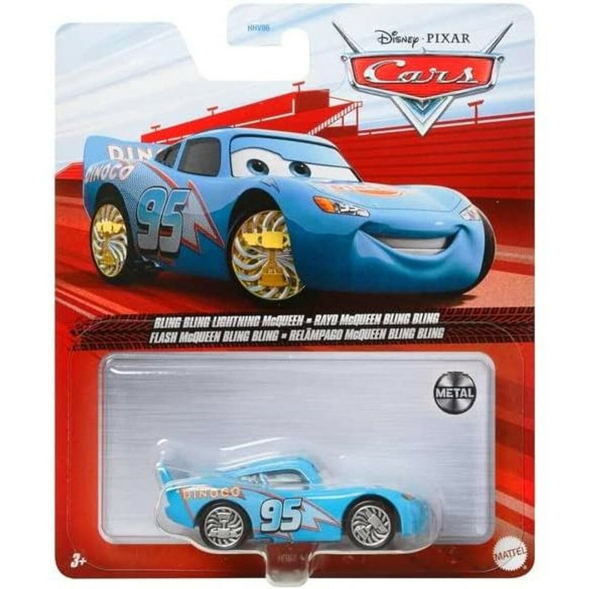 樂天商城 - ディズニー ピクサー カーズ ライトニング・マックィーン ブリンブリン ミニカー ダイキャストカー 1/55スケール 金属製おもちゃ