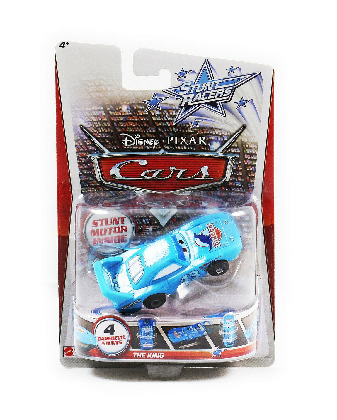 PRODUCT DETAILS ディズニー ピクサー カーズ ザ・キング ミニカー フィギュア ダイキャストカー おもちゃ【商品仕様】・ アイテム種別：ミニカー / フィギュア・ 作品名：カーズ (Cars)・ キャラクター：ザ・キング（ストリップ・ウェザーズ）・ 素材：ダイキャスト、プラスチック・ 対象年齢：3歳以上【特徴】・ ディズニー・ピクサー映画「カーズ」に登場する伝説のレーサー、ザ・キングを再現したミニカーです。・ 特徴的なライトブルーの車体色や巨大なリアウィング、車体の各種ロゴマークが細部まで施されています。・ ダイキャスト製ならではの重量感があり、コレクションのディスプレイや走行遊びに適しています。・ 劇中のキャラクターデザインを忠実に再現した手のひらサイズのフィギュアです。 ■ 商品について 海外輸入品（説明書は英語表記の場合あり） ■ ご注意 ・掲載画像は実物に近い色味になるよう調整しておりますが、ご利用の環境により差異が生じる場合があります。・複数店舗で在庫を共有しているため、ご注文後に在庫切れとなる場合がございます。 ■ 納期について お届けの目安を必ずご確認ください。 海外正規ルート仕入れ品 海外ブランド ▼ 海外正規ブランド店 正規代理店 ▼ 当 店 ※本商品は並行輸入品です 製造元は正規品と同一のブランド・メーカーです。当店では海外正規ルートより仕入れた商品を取り扱っております。流通ルートが異なるのみで、商品自体に違いはございません。 ── 当店の商品について ── 正規品のみ取り扱い 海外正規店・正規代理店から商品を直接仕入れ、国内に輸入して販売しております。 日本未入荷・海外限定モデルも多数 日本未入荷・海外限定モデルも多数取り扱っております。サイズ・カラー違いや海外限定で販売された製品など、日本では手に入りにくいアイテムをお届けいたします。 お求めやすい価格の理由 海外市場での価格差や流通ルートの違いにより、国内販売価格よりお求めやすくなっております。品質はそのままに、よりお手頃な価格でお届けいたします。 安心保証 ご使用前に万が一、製品に不具合がございました場合は、交換または商品代金のご返金にて対応させていただきます。商品到着後5日以内にご連絡ください。 ご注意 海外からの輸入品となります。海外輸送のため、外箱に軽微なスレ等がある場合がございますが、商品本体には影響ございません。 ※在庫状況は仕入先の在庫情報をもとに出来る限り正確に表示しておりますが、取寄せ商品のため、タイミングによりご注文後に欠品・キャンセルとなる場合がございます。 お探しの商品がございましたら、お気軽にご相談ください。