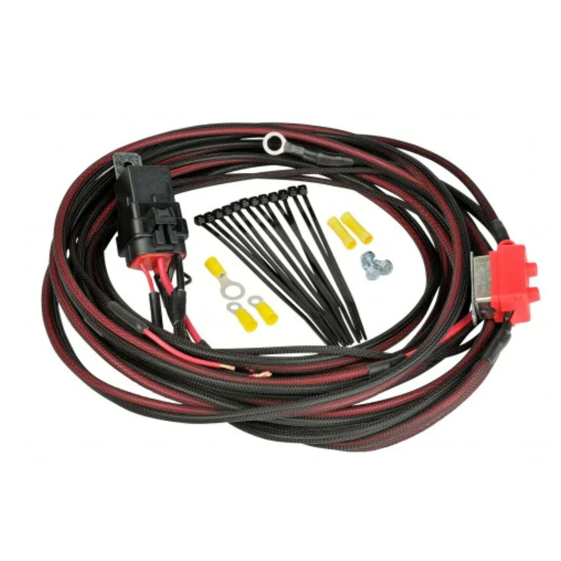 PRODUCT DETAILS Aeromotive 30A 燃料ポンプリレーキット 12V 10ゲージ配線 16307【適合】・ 各種電動燃料ポンプ（Aeromotive製ブラシ付/ブラシレス対応）・ 最大3.5 GPM（ガロン/分）までのポンプに対応【商品仕様】・ 電圧：12V・ 許容電流：30A・ 配線サイズ：10ゲージ（電源・アース）、16ゲージ（トリガー線）・ ハーネス長：20フィート（約6.1m）【特徴】・ 電動燃料ポンプへ安定した電力を供給するための専用リレーハーネスキットです。・ 電圧降下を最小限に抑える10ゲージの配線を採用し、ポンプの性能を維持します。・ 20フィートの配線長により、フルサイズ車両のエンジンルームからリアポンプまで柔軟な配線が可能です。・ 配線の約70%が端子加工済みで、保護用チューブに収められています。・ 30Aリレーとサーキットブレーカーを組み合わせて使用します。【付属品】・ 30Aリレー、サーキットブレーカー、配線ハーネス、コネクター、取付ネジ、結束バンド【ご注意】・ 米国仕様の輸入品です。取扱説明書が付属する場合は英語表記です・ 適合車種・年式はお客様ご自身でご確認ください。取付には専門知識が必要な場合があります ■ 商品について 海外輸入品（説明書は英語表記の場合あり） ■ ご注意 ・掲載画像は実物に近い色味になるよう調整しておりますが、ご利用の環境により差異が生じる場合があります。・複数店舗で在庫を共有しているため、ご注文後に在庫切れとなる場合がございます。 ■ 納期について お届けの目安を必ずご確認ください。 海外正規ルート仕入れ品 海外ブランド ▼ 海外正規ブランド店 正規代理店 ▼ 当 店 ※本商品は並行輸入品です 製造元は正規品と同一のブランド・メーカーです。当店では海外正規ルートより仕入れた商品を取り扱っております。流通ルートが異なるのみで、商品自体に違いはございません。 ── 当店の商品について ── 正規品のみ取り扱い 海外正規店・正規代理店から商品を直接仕入れ、国内に輸入して販売しております。 日本未入荷・海外限定モデルも多数 日本未入荷・海外限定モデルも多数取り扱っております。サイズ・カラー違いや海外限定で販売された製品など、日本では手に入りにくいアイテムをお届けいたします。 お求めやすい価格の理由 海外市場での価格差や流通ルートの違いにより、国内販売価格よりお求めやすくなっております。品質はそのままに、よりお手頃な価格でお届けいたします。 安心保証 ご使用前に万が一、製品に不具合がございました場合は、交換または商品代金のご返金にて対応させていただきます。商品到着後5日以内にご連絡ください。 ご注意 海外からの輸入品となります。海外輸送のため、外箱に軽微なスレ等がある場合がございますが、商品本体には影響ございません。 ※在庫状況は仕入先の在庫情報をもとに出来る限り正確に表示しておりますが、取寄せ商品のため、タイミングによりご注文後に欠品・キャンセルとなる場合がございます。 お探しの商品がございましたら、お気軽にご相談ください。