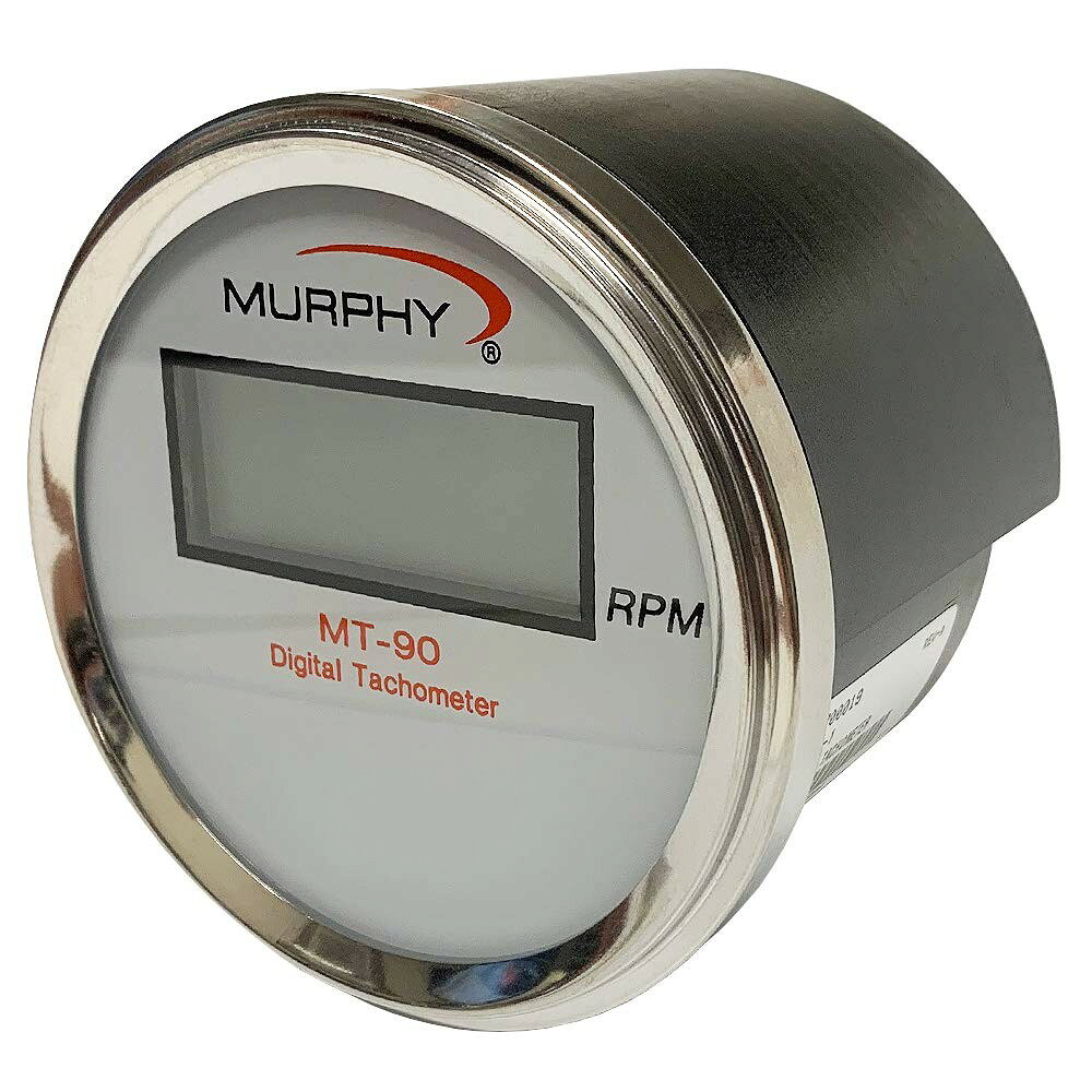 PRODUCT DETAILS Murphy by Enovation Controls デジタル タコメーター MT90-1 12/24/32V DC対応 20700019【商品仕様】・ 種類：デジタル式・ 電源：12/24/32V DCバッテリー または マグネチックピックアップ・ 信号入力：マグネチックピックアップ または オルタネーター・ 照明：バックライト搭載（動作にはバッテリー電源が必要）【特徴】・ 水晶発振器（クォーツクリスタル）ベースのタイムベースを採用しています・ デジタル・ソリッドステート電子回路により構成されています・ 電源はエンジンのフライホイールに取り付けたマグネチックピックアップ、またはバッテリーシステムから供給可能です・ 回転数データはマグネチックピックアップ、または充電回路のオルタネーターから取得します・ 夜間や暗い場所での視認性を高めるバックライト機能を搭載しています【ご注意】・ 米国仕様の輸入品です。取扱説明書が付属する場合は英語表記です・ 適合車種・年式はお客様ご自身でご確認ください。取付には専門知識が必要な場合があります ■ 商品について 海外輸入品（説明書は英語表記の場合あり） ■ ご注意 ・掲載画像は実物に近い色味になるよう調整しておりますが、ご利用の環境により差異が生じる場合があります。・複数店舗で在庫を共有しているため、ご注文後に在庫切れとなる場合がございます。 ■ 納期について お届けの目安を必ずご確認ください。 海外正規ルート仕入れ品 海外ブランド ▼ 海外正規ブランド店 正規代理店 ▼ 当 店 ※本商品は並行輸入品です 製造元は正規品と同一のブランド・メーカーです。当店では海外正規ルートより仕入れた商品を取り扱っております。流通ルートが異なるのみで、商品自体に違いはございません。 ── 当店の商品について ── 正規品のみ取り扱い 海外正規店・正規代理店から商品を直接仕入れ、国内に輸入して販売しております。 日本未入荷・海外限定モデルも多数 日本未入荷・海外限定モデルも多数取り扱っております。サイズ・カラー違いや海外限定で販売された製品など、日本では手に入りにくいアイテムをお届けいたします。 お求めやすい価格の理由 海外市場での価格差や流通ルートの違いにより、国内販売価格よりお求めやすくなっております。品質はそのままに、よりお手頃な価格でお届けいたします。 安心保証 ご使用前に万が一、製品に不具合がございました場合は、交換または商品代金のご返金にて対応させていただきます。商品到着後5日以内にご連絡ください。 ご注意 海外からの輸入品となります。海外輸送のため、外箱に軽微なスレ等がある場合がございますが、商品本体には影響ございません。 ※在庫状況は仕入先の在庫情報をもとに出来る限り正確に表示しておりますが、取寄せ商品のため、タイミングによりご注文後に欠品・キャンセルとなる場合がございます。 お探しの商品がございましたら、お気軽にご相談ください。