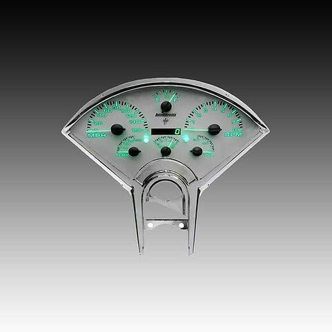 PRODUCT DETAILS Intellitronix 1955-1956 シボレー ベルエア アナログメーターパネル ホワイトフェイス GPSスピード グリーンLED【適合】・ 1955-1956 シボレー ベルエア【商品仕様】・ 種類：アナログメーターパネル・ LED照明色：グリーン・ フェイスカラー：ホワイト・ スピードメーター表示：最大160MPH・ タコメーター表示：0-8000RPM (100RPM単位)・ 水温計表示：100-260°F・ 油圧計表示：0-100psi・ 電圧計表示：10.0-18.0V・ 燃料計：0-30 / 0-90Ω (プログラム可能)・ その他機能：オドメーター、トリップメーター、最高速リコール、0-60マイルタイム、1/4マイルタイム計測、夜間自動減光機能【特徴】・ ブラシ仕上げのホワイトポリカーボネート表面を採用したアナログスタイルの交換用メーターパネルです。・ GPSスピードメーター送信機が付属しており、タイヤサイズやギア比に関わらず正確な速度表示が可能です。・ パネル内にはウインカー、ハイビーム、パーキングブレーキ、チェックエンジンのインジケーターを内蔵しています。・ 水温および油圧のセンサーユニットが付属し、燃料計はGM純正の抵抗値に合わせて設定可能です。・ 機械式および電子式のトランスミッションのどちらにも対応しています。【付属品】・ 各種センサーユニット（GPS、水温、油圧）、クリアプレキシガラス、取付用ハードウェア、説明書【ご注意】・ 米国仕様の輸入品です。取扱説明書が付属する場合は英語表記です・ 適合車種・年式はお客様ご自身でご確認ください。取付には専門知識が必要な場合があります ■ 商品について 海外輸入品（説明書は英語表記の場合あり） ■ ご注意 ・掲載画像は実物に近い色味になるよう調整しておりますが、ご利用の環境により差異が生じる場合があります。・複数店舗で在庫を共有しているため、ご注文後に在庫切れとなる場合がございます。 ■ 納期について お届けの目安を必ずご確認ください。 海外正規ルート仕入れ品 海外ブランド ▼ 海外正規ブランド店 正規代理店 ▼ 当 店 ※本商品は並行輸入品です 製造元は正規品と同一のブランド・メーカーです。当店では海外正規ルートより仕入れた商品を取り扱っております。流通ルートが異なるのみで、商品自体に違いはございません。 ── 当店の商品について ── 正規品のみ取り扱い 海外正規店・正規代理店から商品を直接仕入れ、国内に輸入して販売しております。 日本未入荷・海外限定モデルも多数 日本未入荷・海外限定モデルも多数取り扱っております。サイズ・カラー違いや海外限定で販売された製品など、日本では手に入りにくいアイテムをお届けいたします。 お求めやすい価格の理由 海外市場での価格差や流通ルートの違いにより、国内販売価格よりお求めやすくなっております。品質はそのままに、よりお手頃な価格でお届けいたします。 安心保証 ご使用前に万が一、製品に不具合がございました場合は、交換または商品代金のご返金にて対応させていただきます。商品到着後5日以内にご連絡ください。 ご注意 海外からの輸入品となります。海外輸送のため、外箱に軽微なスレ等がある場合がございますが、商品本体には影響ございません。 ※在庫状況は仕入先の在庫情報をもとに出来る限り正確に表示しておりますが、取寄せ商品のため、タイミングによりご注文後に欠品・キャンセルとなる場合がございます。 お探しの商品がございましたら、お気軽にご相談ください。