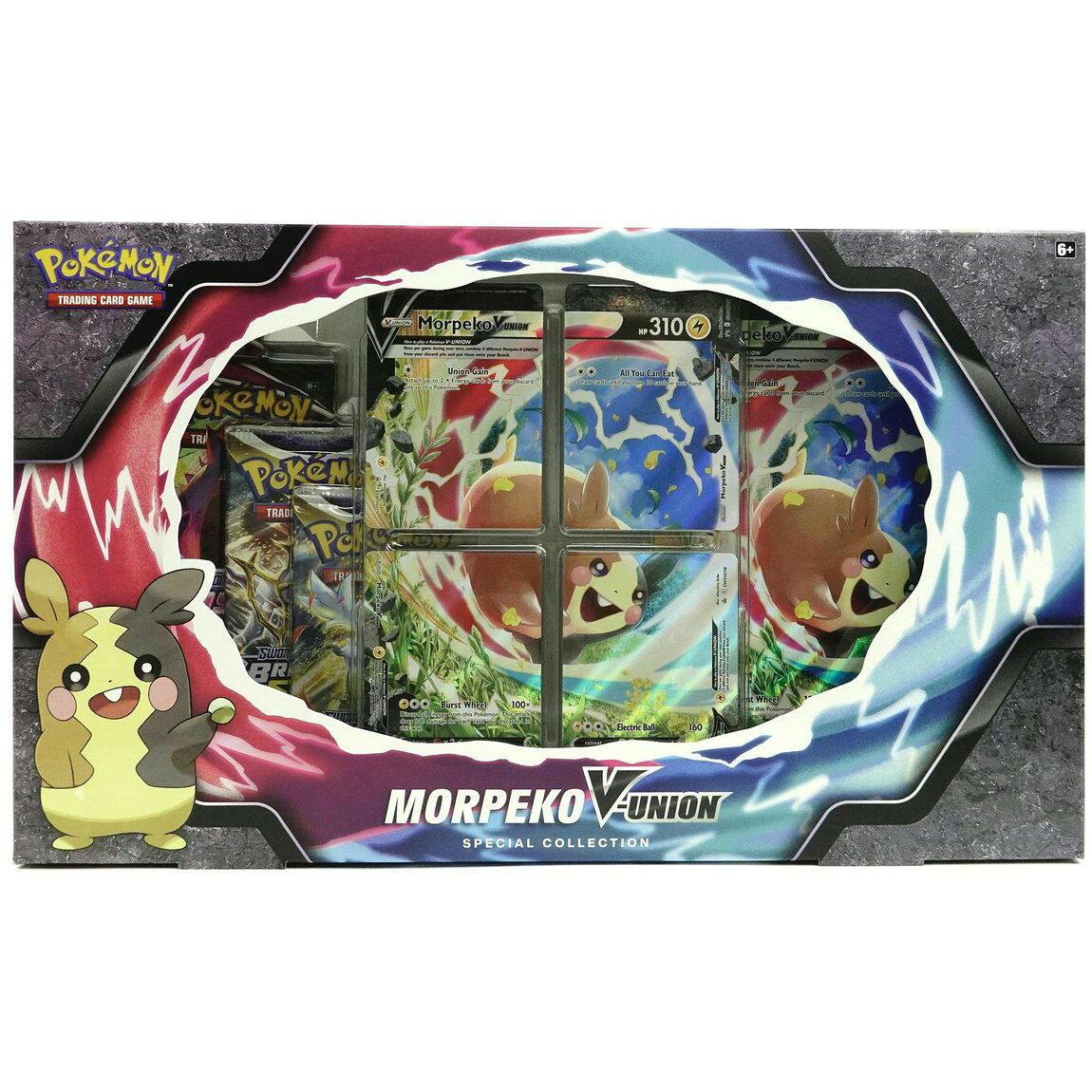 ポケモン英語版 Morpeko V-UNION Special Collection Box モルペコV-UNION スペシャルコレクション プロモカード 4パック封入