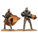 マクファーレントイズ デューン パート2 スティルガー&シシャクリ 7インチ アクションフィギュア 2体セット ゴールドラベル - 超細密造形、キャノン砲、コレ...
