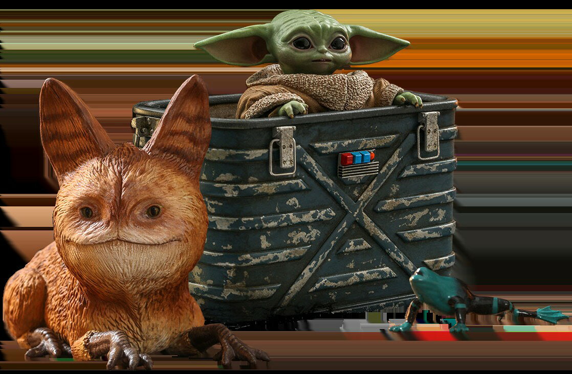 スター・ウォーズ：マンダロリアン グローグー アクションフィギュア 1/6スケール Hot Toys セット