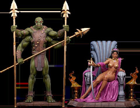 火星の王女 デジャー・ソリス スタチュー 1/4スケール 全高約70cm PCS Collectibles