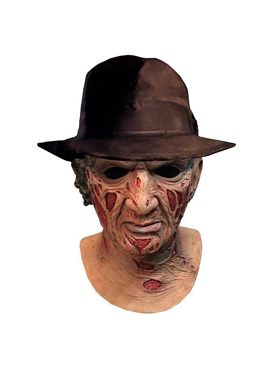 Trick Or Treat Studios エルム街の悪夢 フレディ・クルーガー デラックス マスク フェドラハット付 ラテックス製 大人用