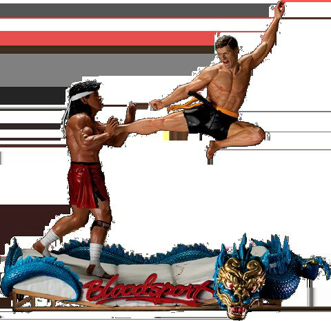 ブラッド・スポーツ フランク・デュークス＆チョン・リー ジオラマスタチュー 1/10スケール 約29cm Infinite Statue