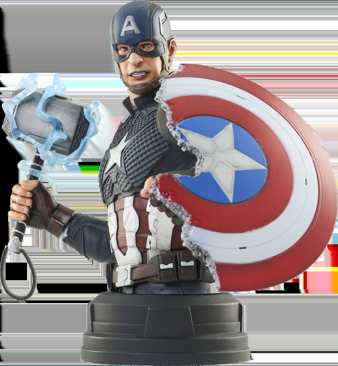 アベンジャーズ/エンドゲーム キャプテン・アメリカ ミニバスト 1/6スケール 約15cm Diamond Select Toys