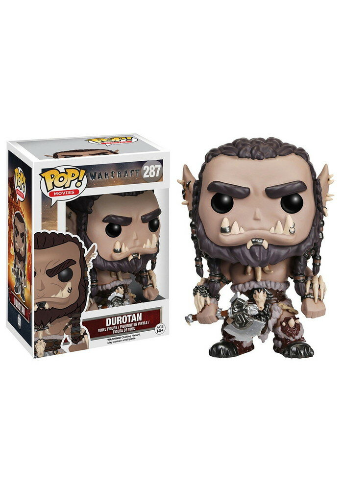 Funko Pop! ムービーズ：ウォークラフト デュロタン アクションフィギュア