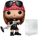 ガンズ・アンド・ローゼズ アクセル・ローズ Funko Pop! ロックス ビニールフィギュア (互換ボックスプロテクターケース付きバンドル) マルチカラー 3.75インチ