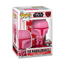 Funko Pop! スター・ウォーズ:バレンタイン ボバ・フェット マンダロリアン グローグー付き (ザ・チャイルド ベビーヨーダ) コレクティブル ビニールフィギュア