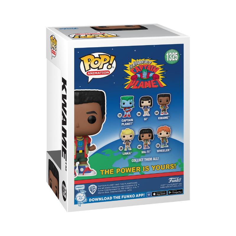 BasqueバスクのFunko Pop! アニメーション キャプテン・プラネットの新しい冒険 クワメ｜アングル3