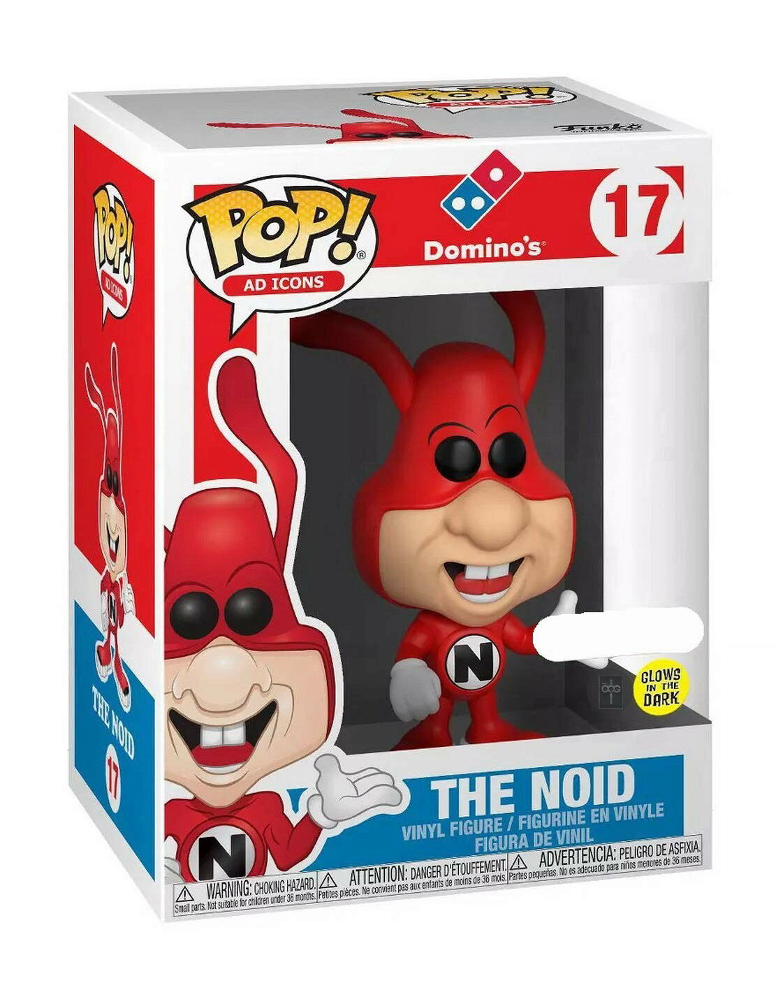 Funko Pop! アドアイコンズ ドミノ・ピザ ザ・ノイド フィギュア 蓄光仕様 限定版 プロテクター付
