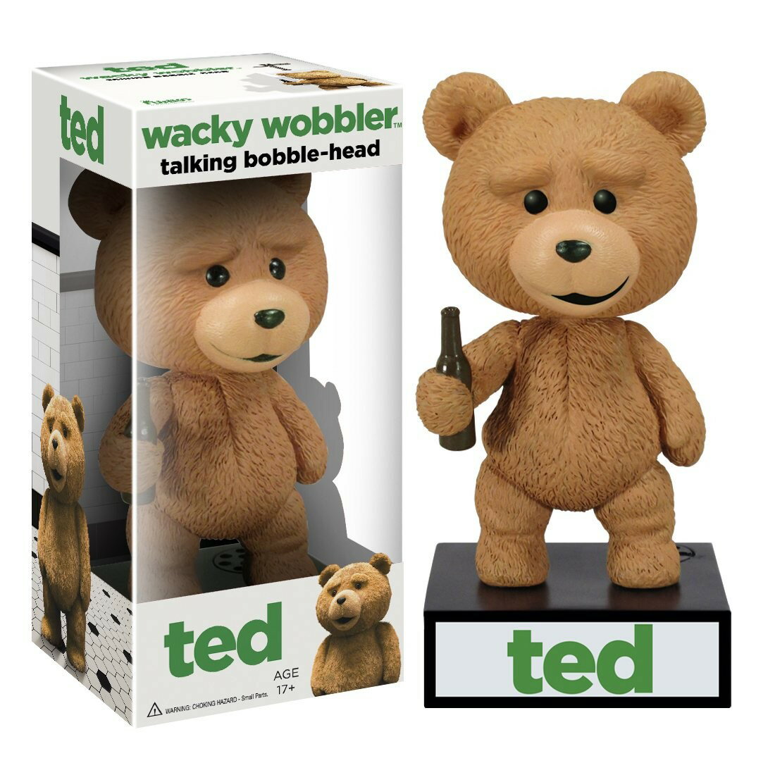 Funko ワッキーワブラー テッド フィギュア ボブルヘッド トーキング機能付き