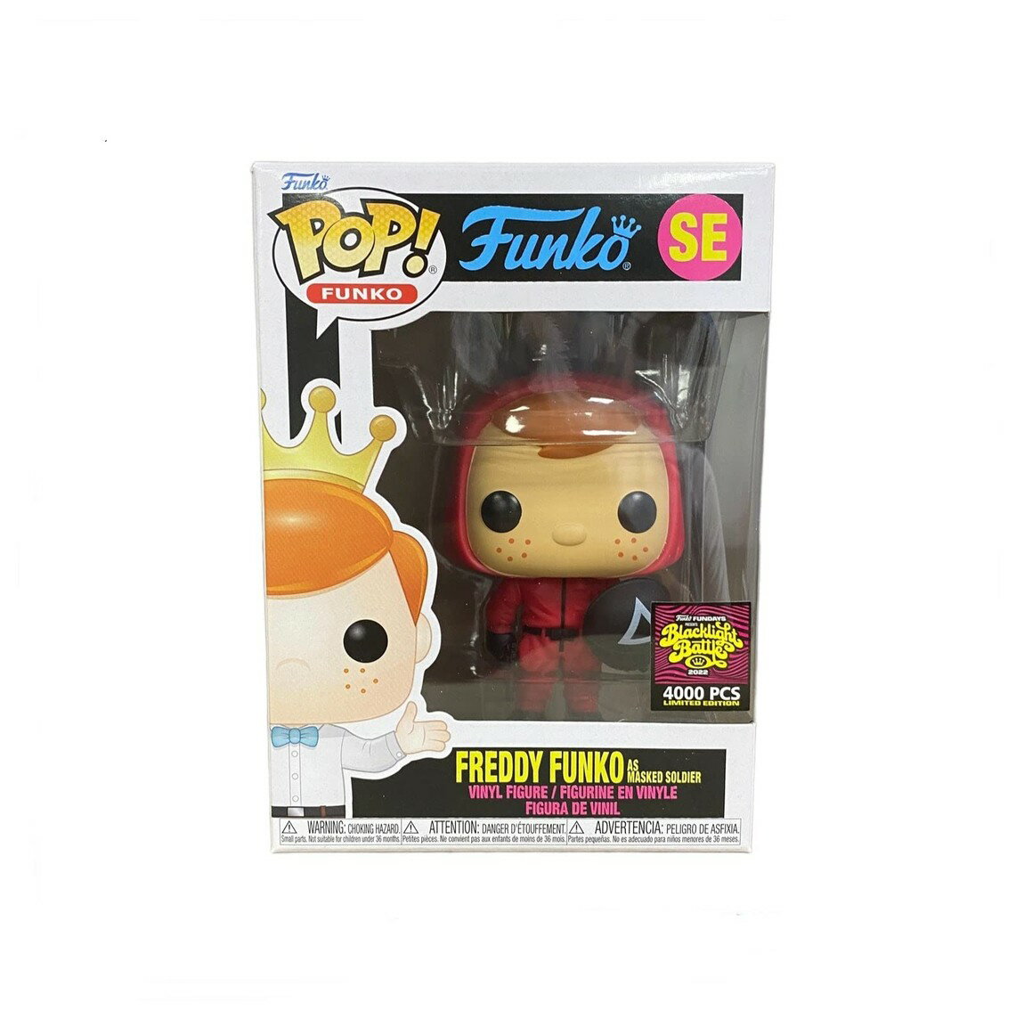 Funko Pop! フレディ・ファンコ イカゲーム マスクド・ソルジャー フィギュア 4000体限定 Fundays 2022