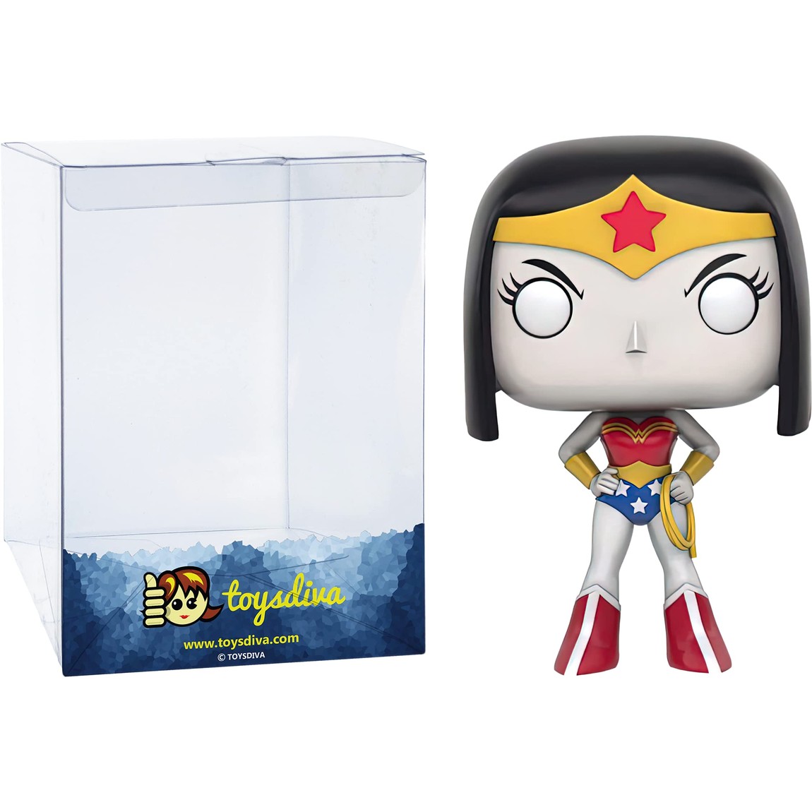 Funko Pop! ティーン・タイタンズGO! レイヴン ワンダーウーマン フィギュア ポップ トイザらス限定 プロテクター付き