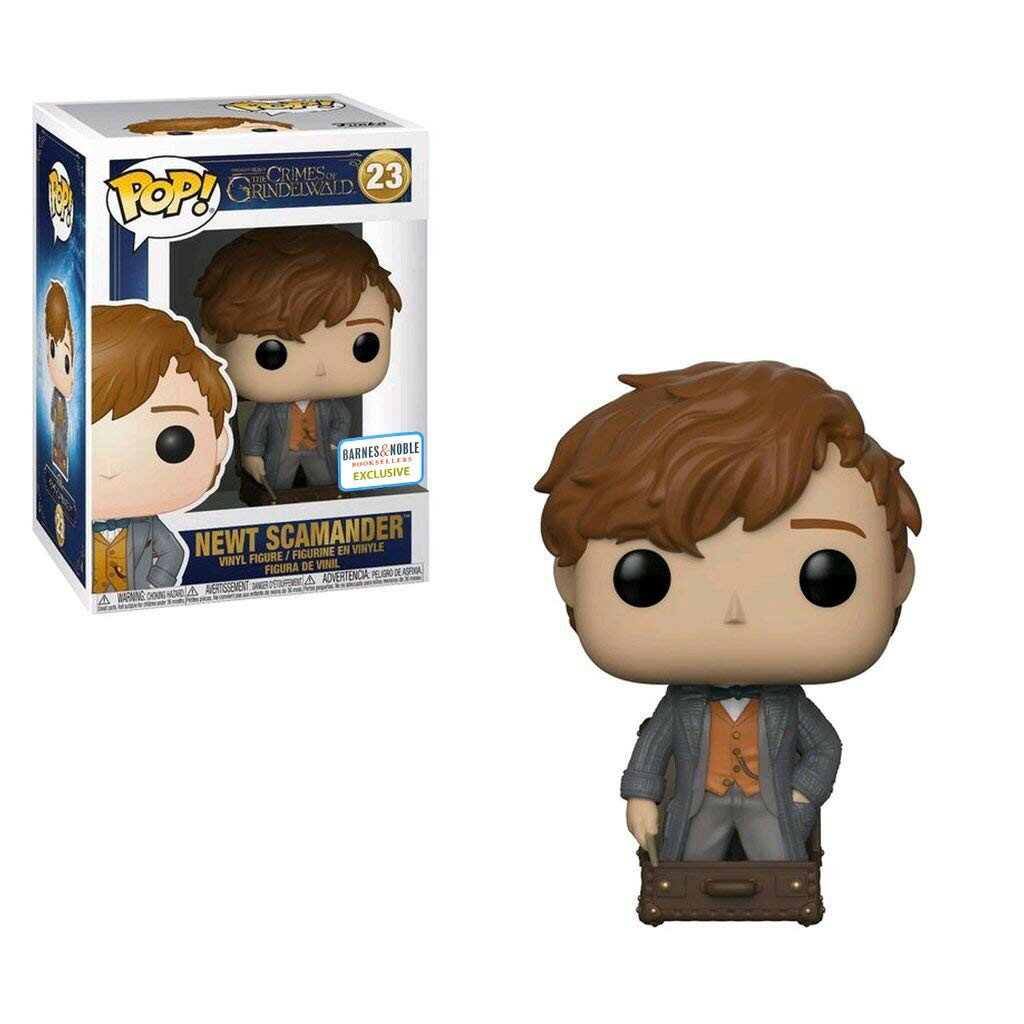 Funko Pop! 판타스틱 비스트와 검은 마법사의 탄생 뉴트 스캐맨더 피규어 번즈 & 노블 한정 프로텍터 포함