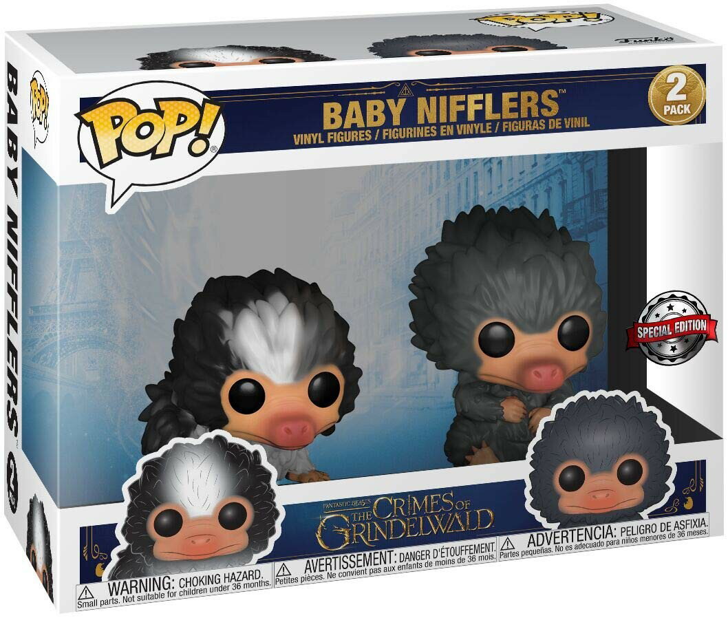 Funko Pop! 판타스틱 비스트 베이비 니플러 그레이 & 블랙 피규어 2장 세트 한정품