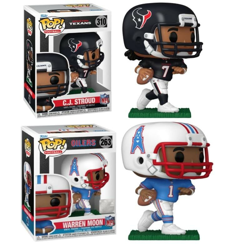 ファンコ NFL CJ・ストラウド ウォーレン・ムーン ヒューストン フィギュア 2体セット