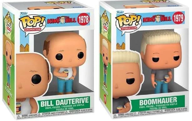 ファンコ キング・オブ・ザ・ヒル ビル・ドートリヴ ブームハウアー フィギュア 2点セット POP!