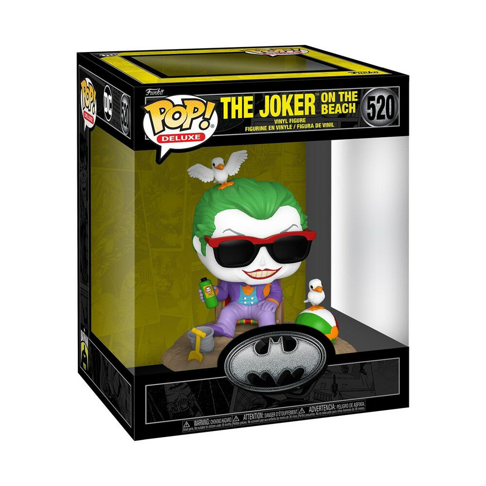 バットマン85周年記念 - ビーチのジョーカー - Funko Pop Deluxe コレクタブルビニールフィギュア