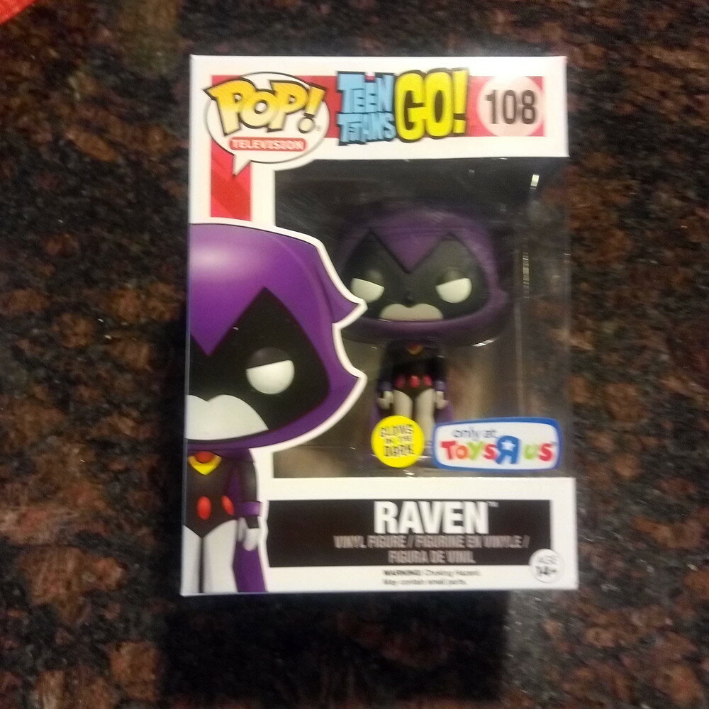 楽天BasqueバスクFunko Pop ポップ テレビシリーズ: ティーン・タイタンズ - パープル レイヴン 暗闇で光る コレクティブル フィギュア マルチカラー