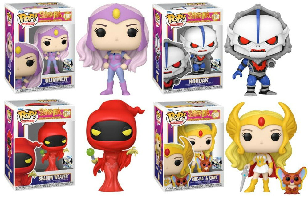 Funko She-Ra 40周年記念 コンプリートセット (4) Funko Pop! アニメーション