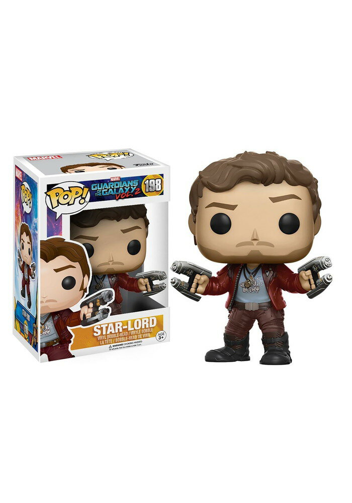 Funko Pop ムービーズ: ガーディアンズ・オブ・ギャラクシー2 スターロード トイフィギュア