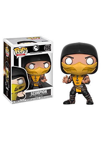 Funko Pop! モータルコンバット スコーピオン フィギュア ビニール製 コレクタブル Mortal Kombat Scorpion Funko ポップ ゲーム