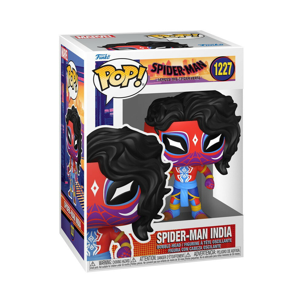 Funko Pop! スパイダーマン スパイダーバース パヴィトル プラバーカー スパイダーマン インディア コ..