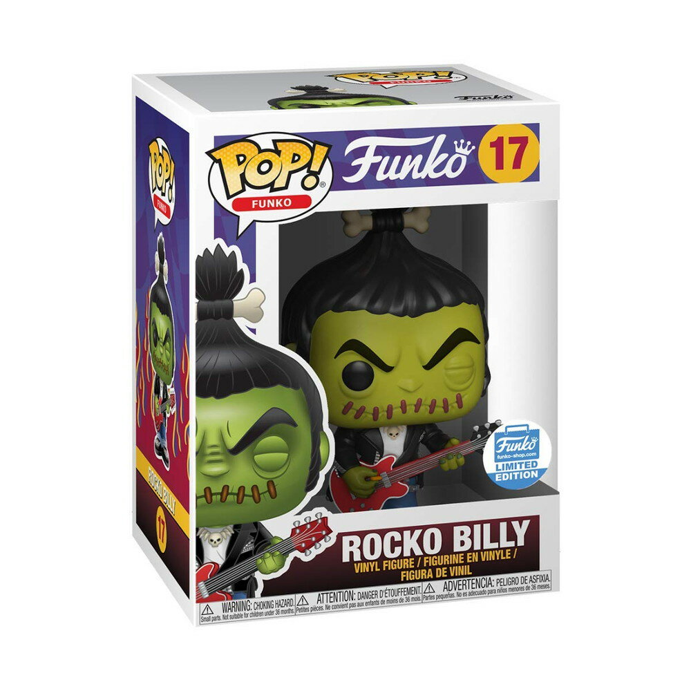 Funko ロッコ ビリー POP スパスティック プラスティック 17 限定版 ビニールフィギュア