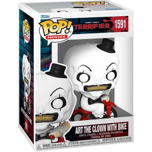 Funko POP! ムービー テリファイア アート・ザ・クラウン 自転車付き コレクタブルフィギュア 公式グッズ ホラー コレクション用モデルフィギュア