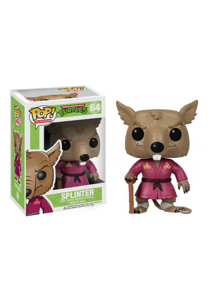 Funko Pop! テレビシリーズ ティーンエイジミュータントニンジャタートルズ スプリンター ビニールフィ..