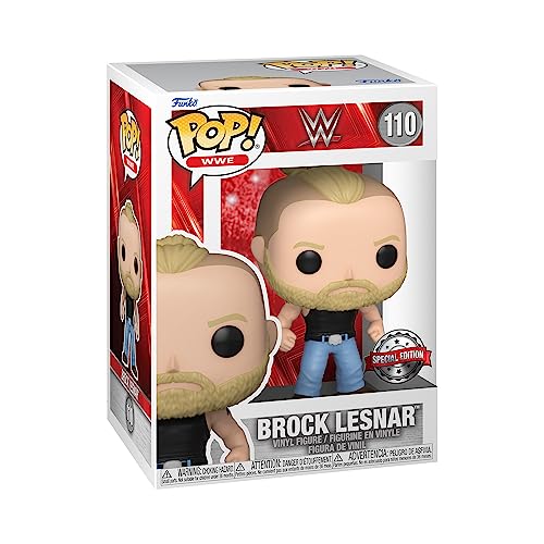 Funko Pop WWE ブロック・レスナー コレクタブル 公式グッズ スポーツファン向け モデルフィギュア