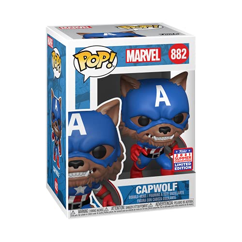 Funko Pop! Marvel シールドイヤー キャップウルフ フィギュア 限定版