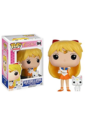 Funko POP アニメ セーラームーン セーラーヴィーナス アルテミス付き フィギュア