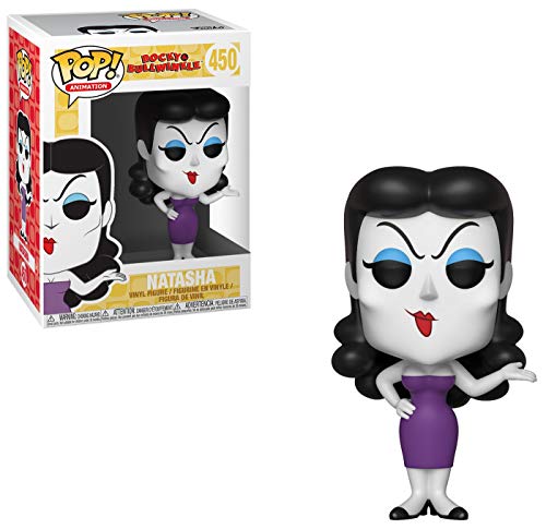 Rakuten - Funko Pop! アニメーション ロッキー＆ブルウィンクル ナターシャ フィギュア ビニール グッズ