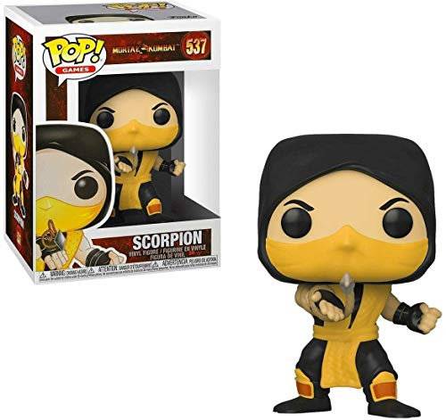 乐天商城 - Funko Pop! モータルコンバット スコーピオン フィギュア Funko Pop! Games Mortal Kombat Scorpion ビニールフィギュア 格闘ゲーム キャラクター グッズ