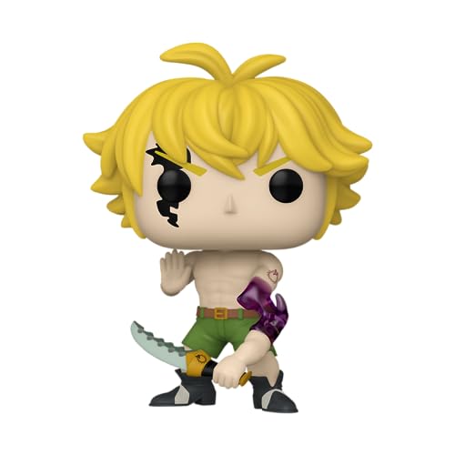 Funko Pop! 애니메이션 일곱 대죄 메리오다스 마신화 미리보기 한정 피규어 비닐 피규어 드래곤 신 분노의 죄