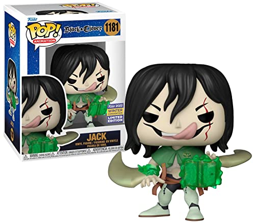 Rakuten - Funko Pop! ブラッククローバー ジャック フィギュア アニメ 限定 翠緑の蟷螂団 団長 ビニールフィギュア コレクション