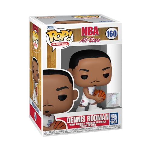 Funko Pop NBA レジェンズ デニス ロッドマン 1992 オールスターユニフォーム フィギュア ビニール製 バスケットボール コレクション インテリア