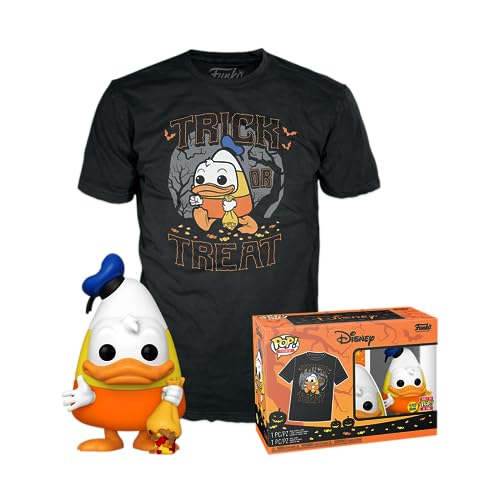 Funko Pop! アンド ティー ディズニー ドナルドダック ハロウィン 蓄光 Tシャツ XLサイズ セット フィギュア POP! ビニールフィギュア キャ...