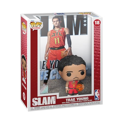 樂天商城 - Funko Pop! NBA Cover SLAM トレイ・ヤング アトランタ・ホークス フィギュア ポップ ビニール フィギュア バスケットボール スポーツ 雑貨 コレクター アイテム ディスプレイ