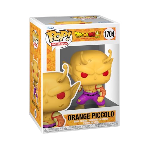 Funko Pop! 드래곤 볼 슈퍼 슈퍼 히어로 오렌지 피콜로 배틀 Ver. 피규어 비닐 피규어 애니메이션 영화 컬렉션