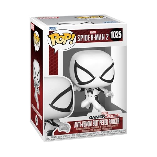 Funko Pop マーベル ゲーマーバース スパイダーマン2 アンチ ヴェノム スーツ ピーター パーカー フィギュア ビニールフィギュア スパイダーマン ゲーム キャラクター グッズ