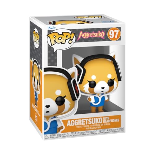 Funko Pop! サンリオ アグレッシブ烈子 ヘッドホン フィギュア ビニール人形 アニメ キャラクター グッズ