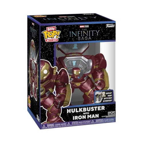 樂天商城 - Funko Pop! ビティポップ！ ボッツ マーベル ハルクバスター アイアンマン ミニフィギュア ビニールフィギュア ディスプレイ コレクタブル キャラクター グッズ