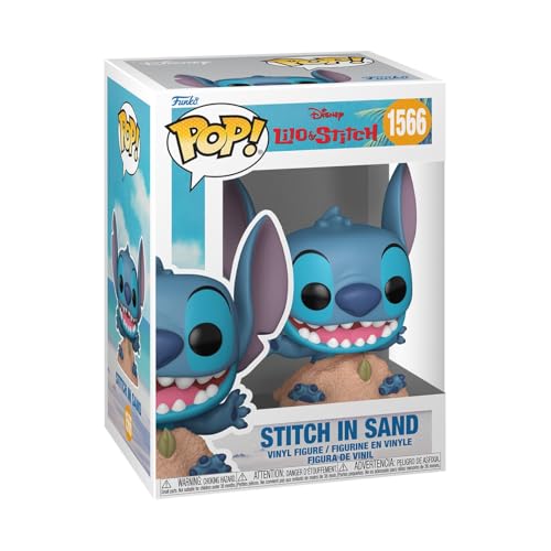 樂天商城 - Funko Pop! ディズニー リロ・アンド・スティッチ スティッチ 砂遊び フィギュア ビニール製 置物 コレクター グッズ