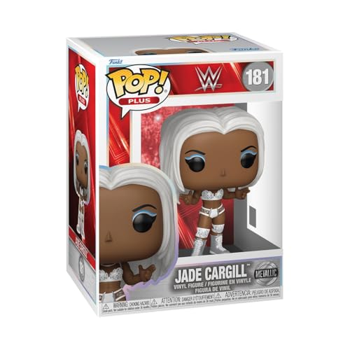 樂天商城 - Funko Pop! プラス WWE ジェイド・カーギル メタリック ビニール フィギュア スポーツ プロレス グッズ コレクター アイテム