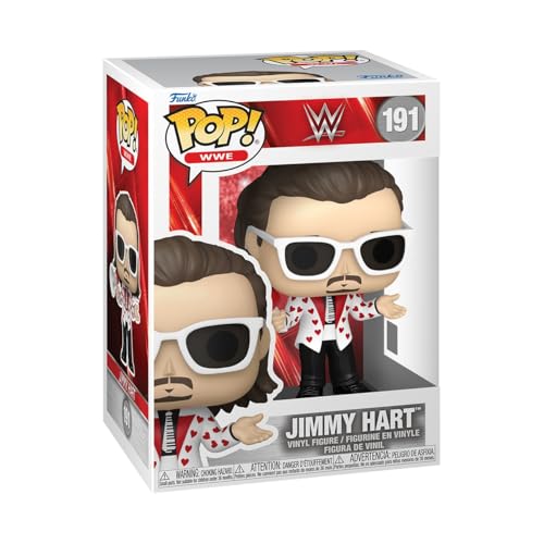 Funko Pop! WWE 지미 하트 피규어 비닐 인형 프로 레슬링 공식 상품 수집가 아이템